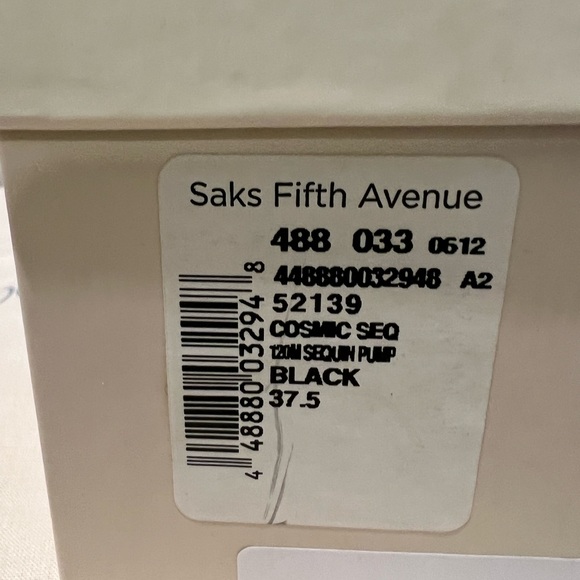 Jimmy Choo COSMIC Black Sequin Patent Leather Platform - Picture 11 of 13